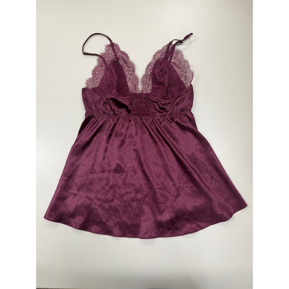Victoria's Secret Lingerie Babydoll Size M Plum Color